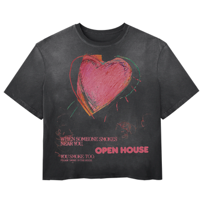 Open House Tee - Black - Front