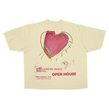 Open House Drop Tee - Cream - Front