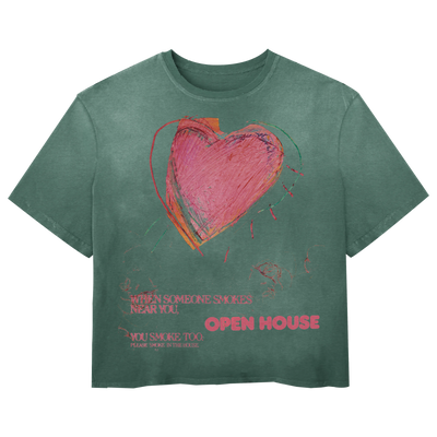 Open House Tee - Green - Front