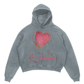 Open House Hoodie - Sage - Front