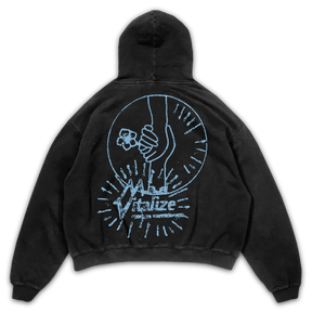 Power of Love Hoodie - Black - Back