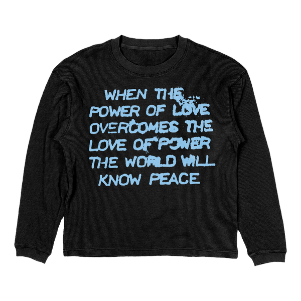 Power of Love Thermal - Black - Front