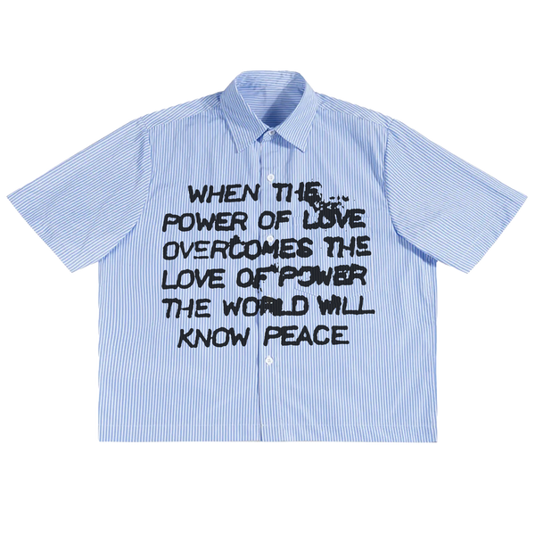 Power of Love Boxy Button Up - Front