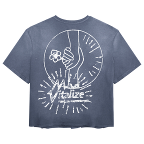 Power of Love Tee - Blue - Back