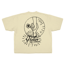Power of Love Drop Tee - Cream - Back