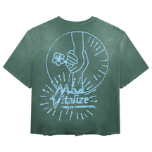 Power of Love Tee - Green - Back