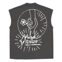 Power of Love Sleeveless Tee - Grey - Back