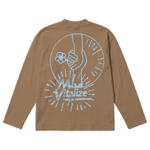 Power of Love Baggy L/S Tee - Latte - Back