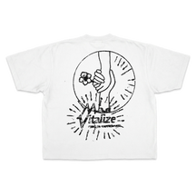Power of Love Drop Tee - White - Back