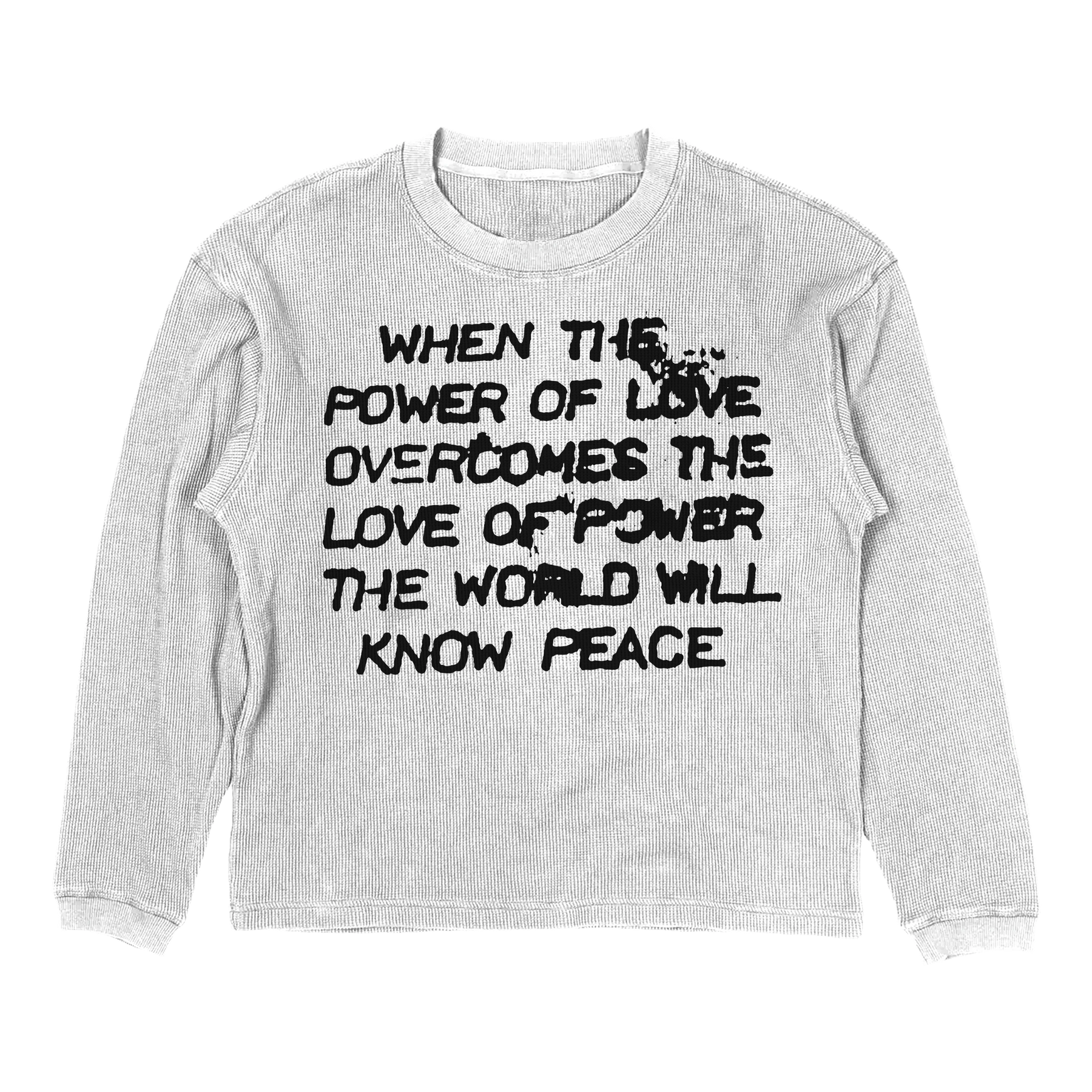 Power of Love Thermal - White - Front