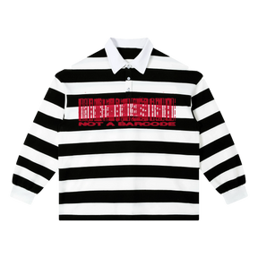 Proposal Stripe Polo - Black - Front