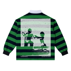 Proposal Stripe Polo - Green - Back