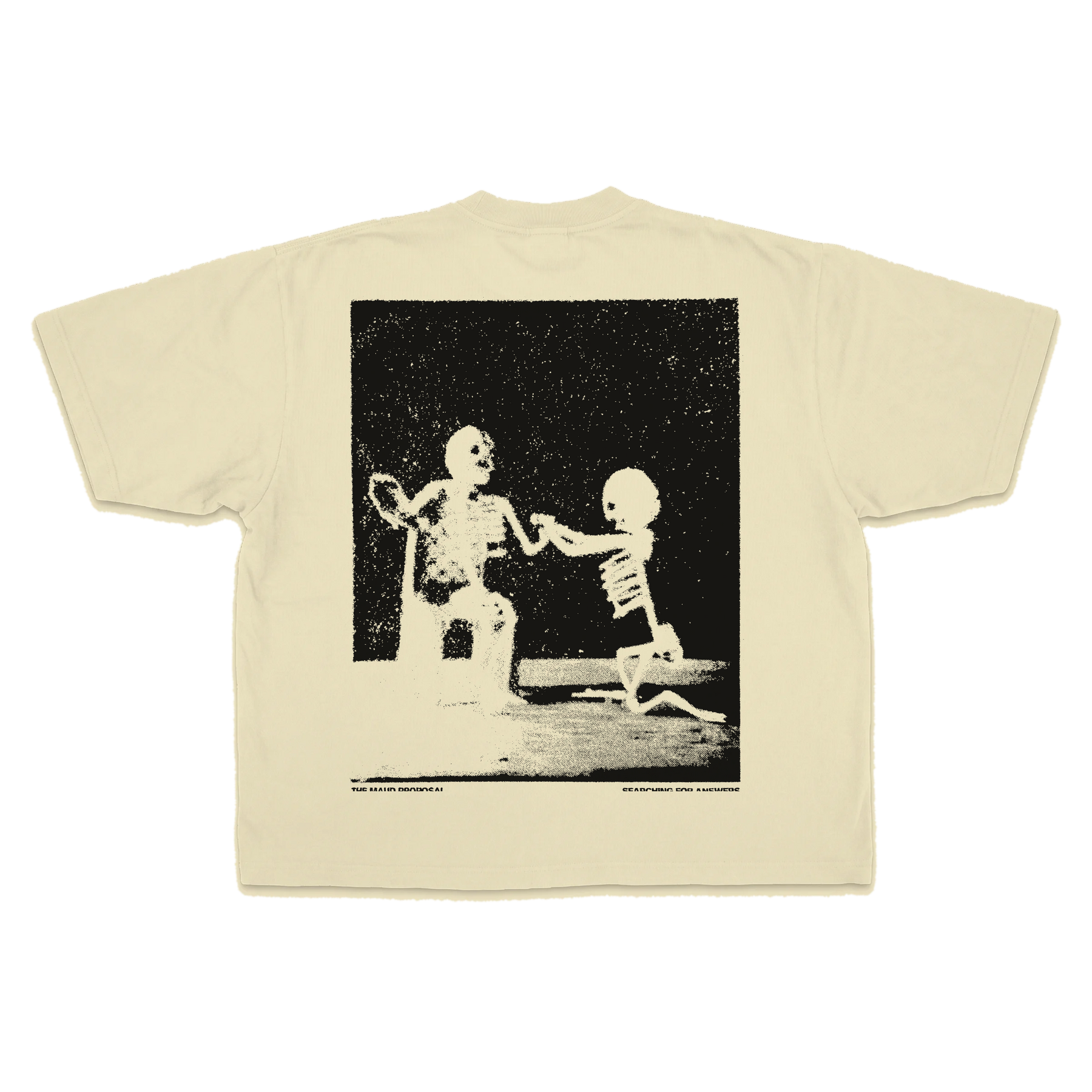 Proposal Drop Tee - Cream - Back