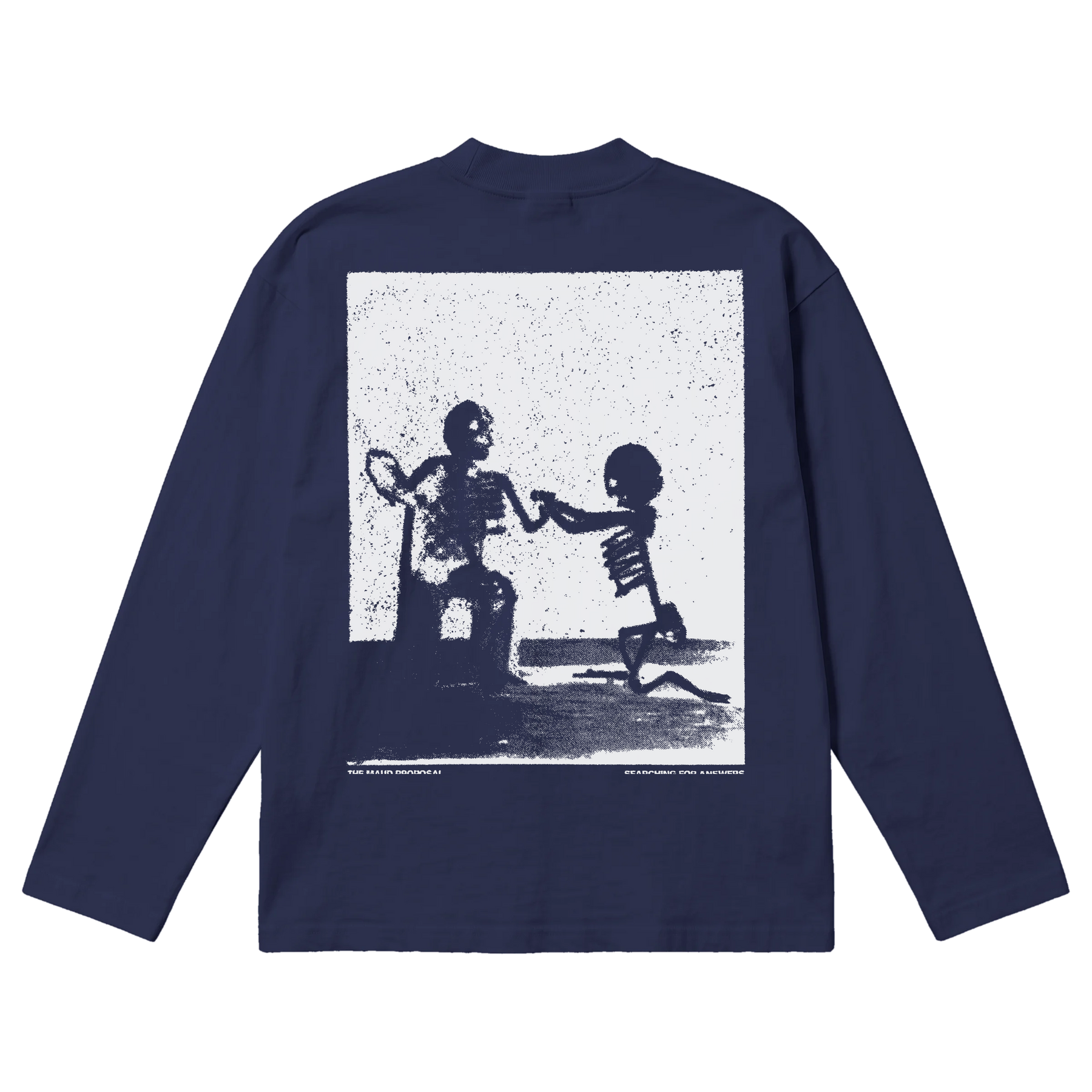 Proposal Baggy L/S Tee - Blue - Back