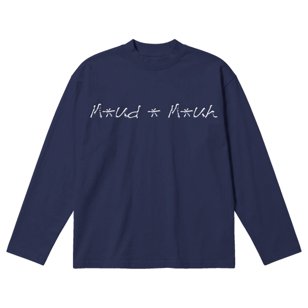 Proposal Baggy L/S Tee - Blue - Front