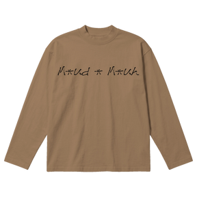 Proposal Baggy L/S Tee - Latte - Front