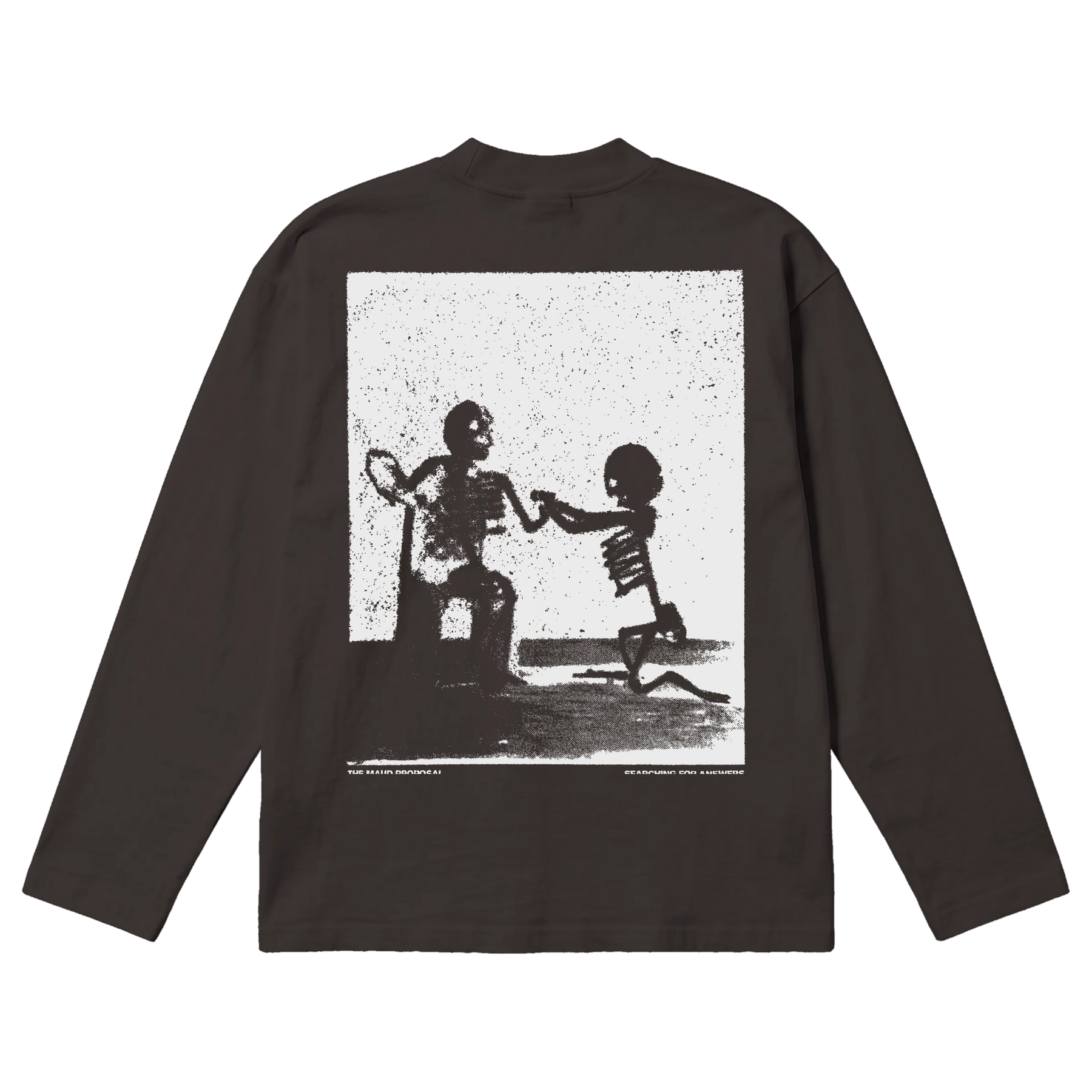 Proposal Baggy L/S Tee - Off Black - Back