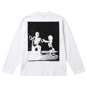 Proposal Baggy L/S Tee - White - Back