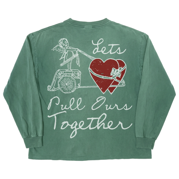 Pull Together L/S Tee - Green - Back