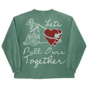 Pull Together L/S Tee - Green - Back