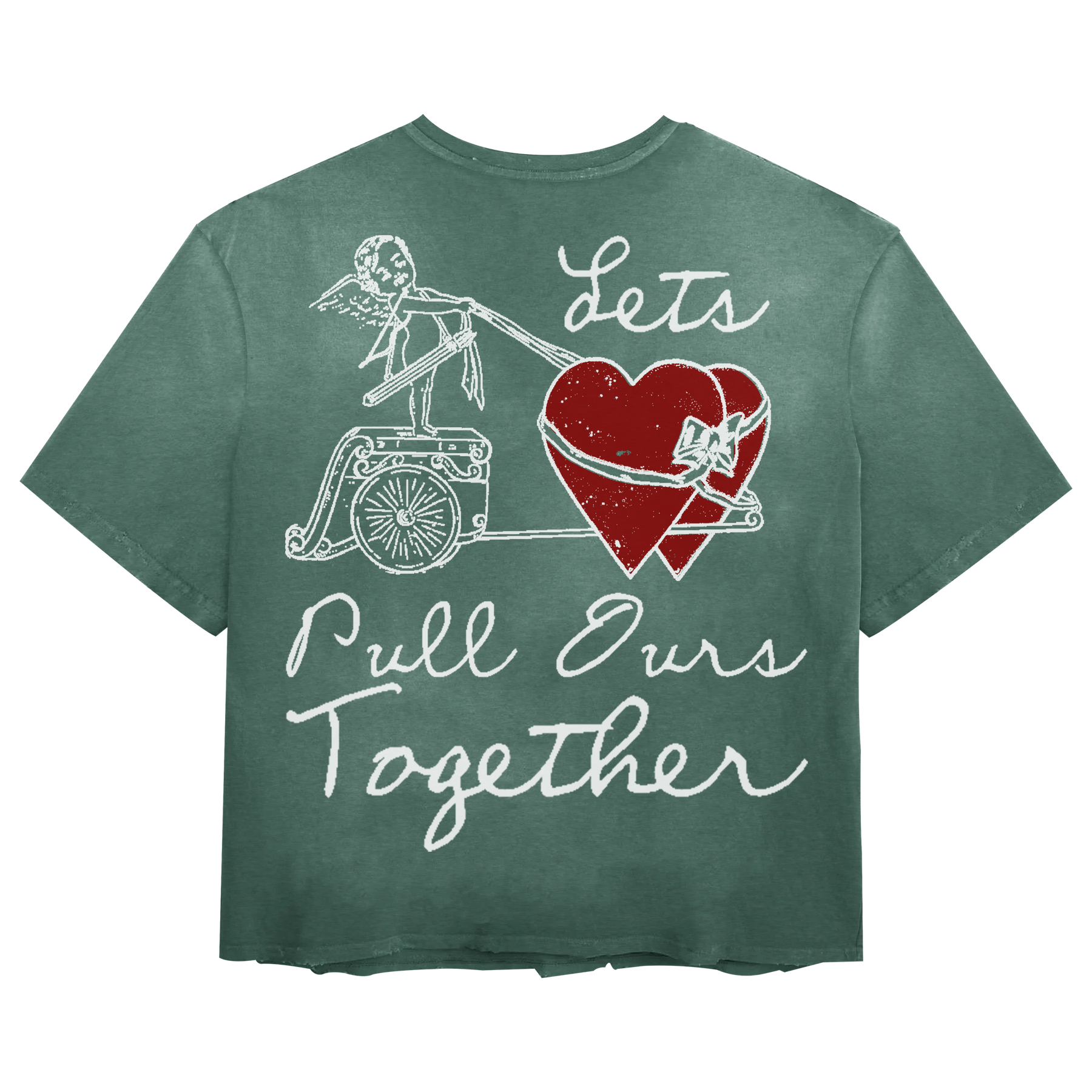Pull Together Tee - Green - Back