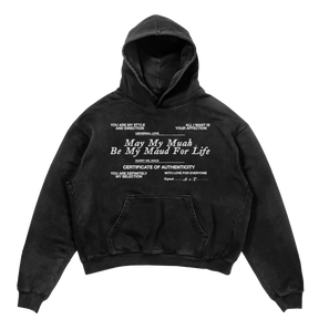 Pull Together Hoodie - Black - Front