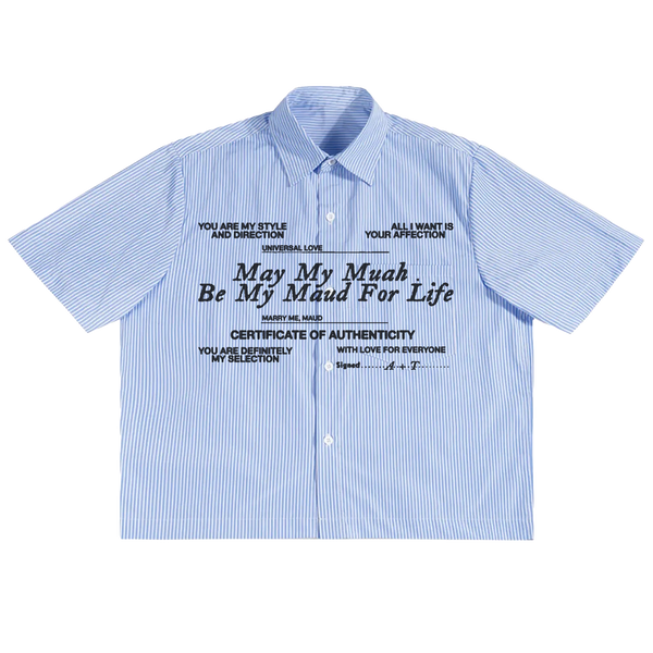 Pull Together Boxy Button Up - Front