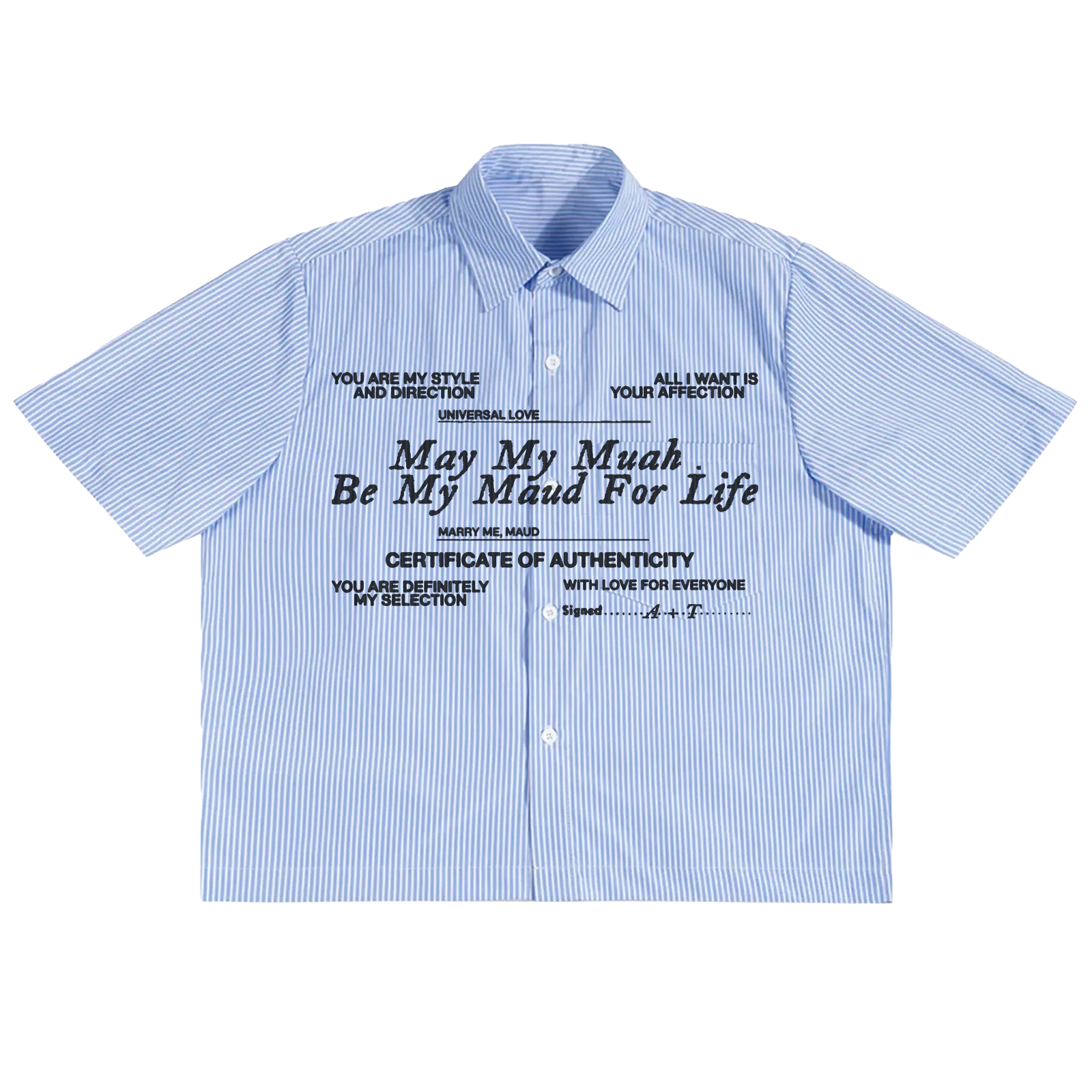 Pull Together Boxy Button Up - Front