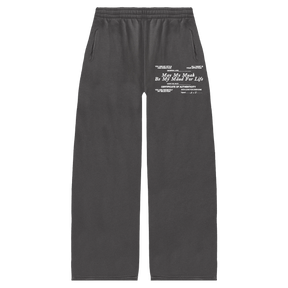Pull Together Baggy Sweatpants - Grey - Front