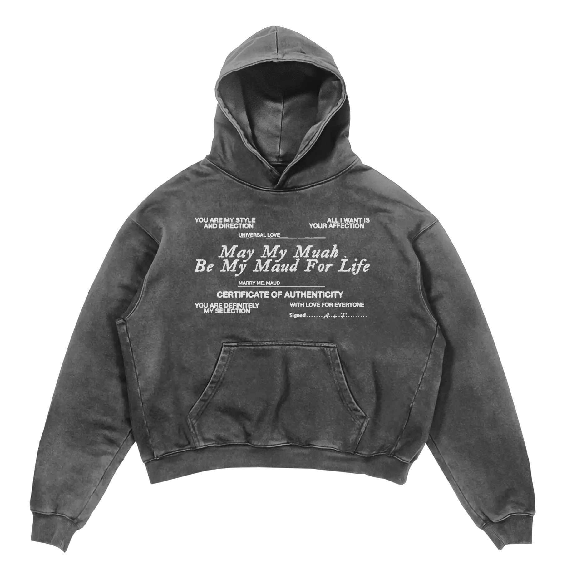 Pull Together Hoodie - Grey - Front