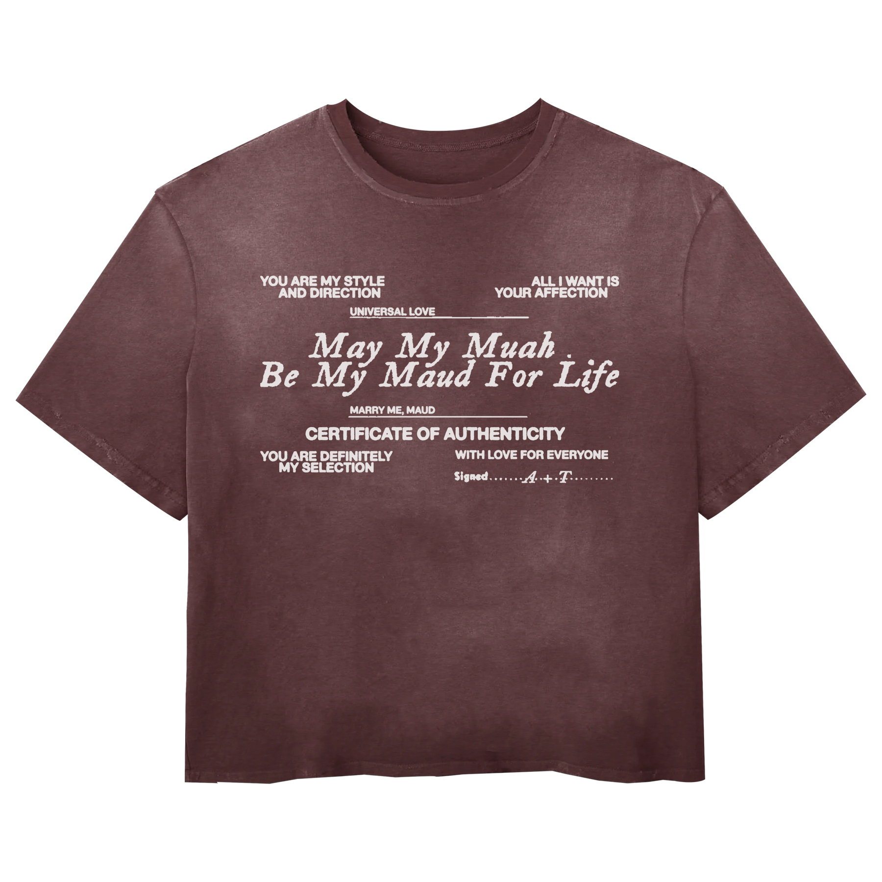 Pull Together Tee - Red - Front