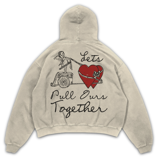 Pull Together Hoodie - Sand - Back
