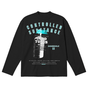 Schedule II Baggy L/S Tee - Black - Front