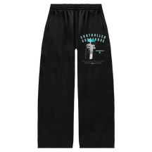 Schedule II Baggy Sweatpants - Black - Front