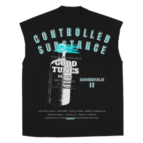 Schedule II Sleeveless Tee - Black - Front