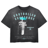 Schedule II Tee - Black - Front