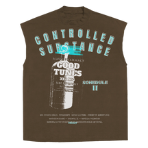 Schedule II Sleeveless Tee - Brown - Front