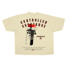 Schedule II Drop Tee - Cream - Front
