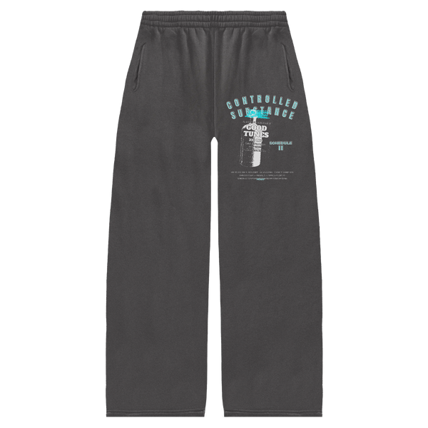 Schedule II Baggy Sweatpants - Grey - Front