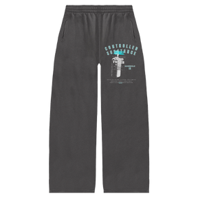 Schedule II Baggy Sweatpants - Grey - Front