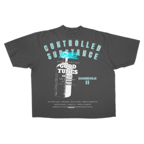 Schedule II Drop Tee - Grey - Front
