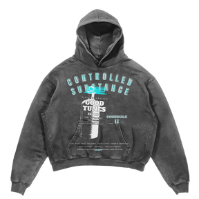 Schedule II Hoodie - Grey - Front