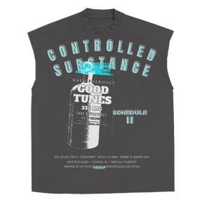 Schedule II Sleeveless Tee - Grey - Front