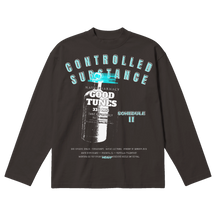 Schedule II Baggy L/S Tee - Off Black - Front