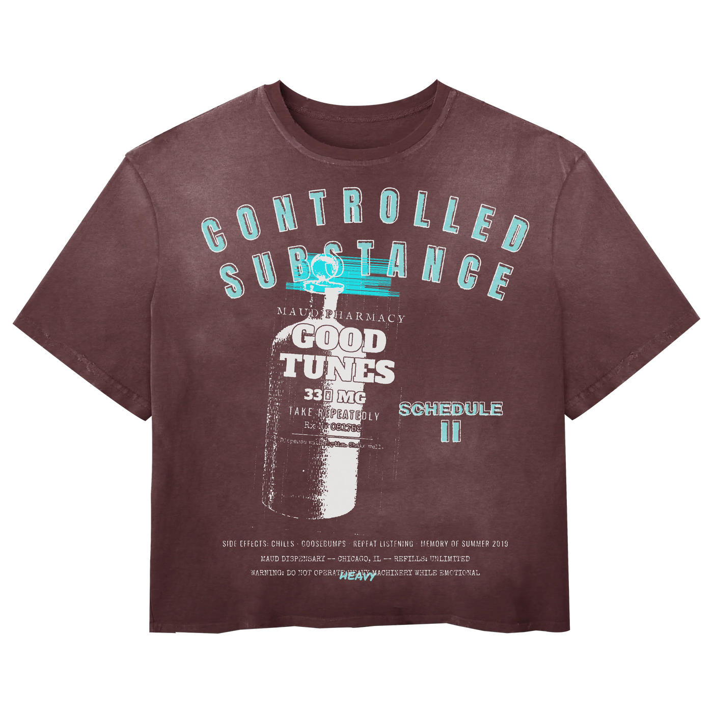 Schedule II Tee - Red - Front