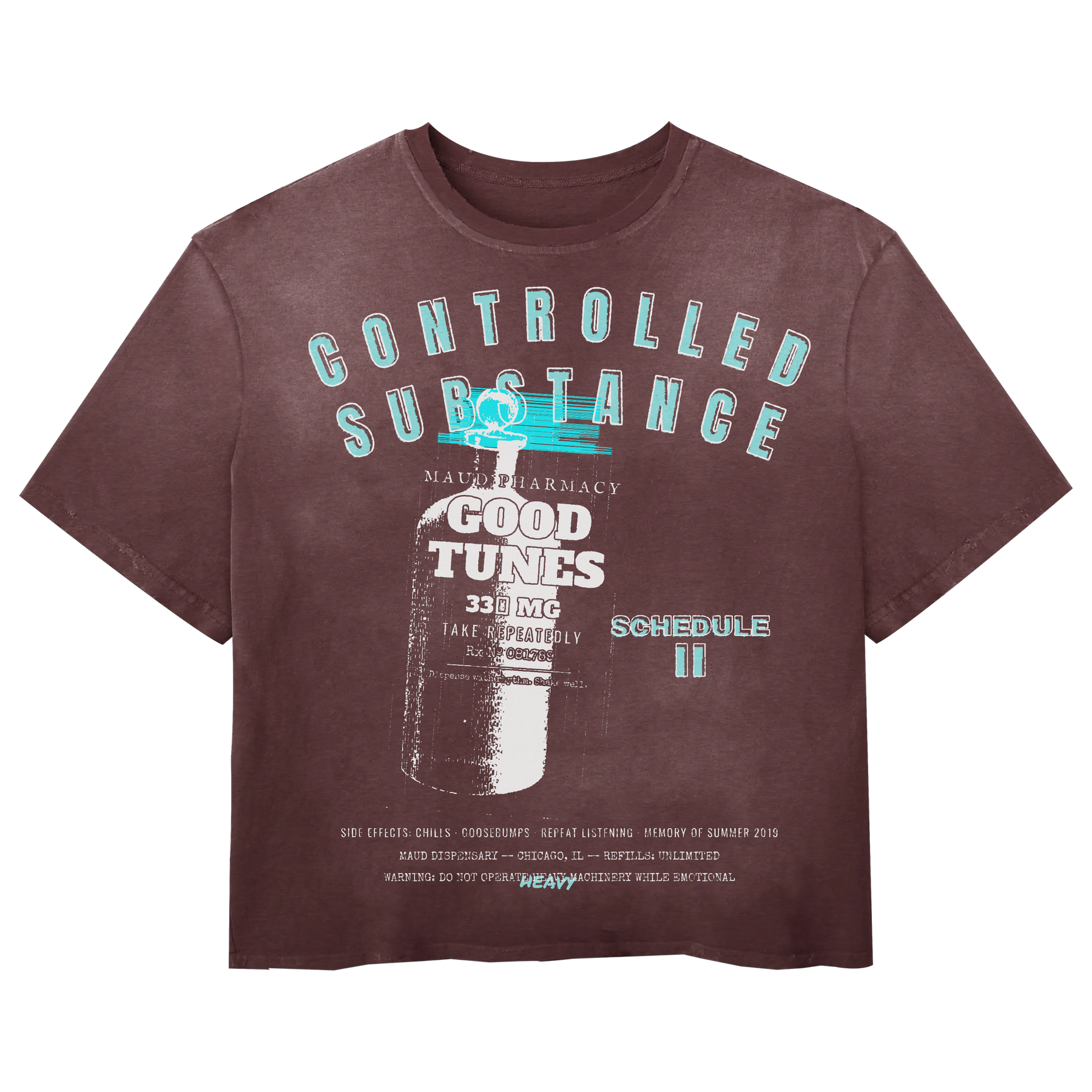 Schedule II Tee - Red - Front
