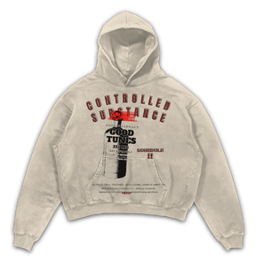 Schedule II Hoodie - Sand - Front