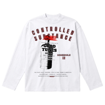 Schedule II Baggy L/S Tee - White - Front