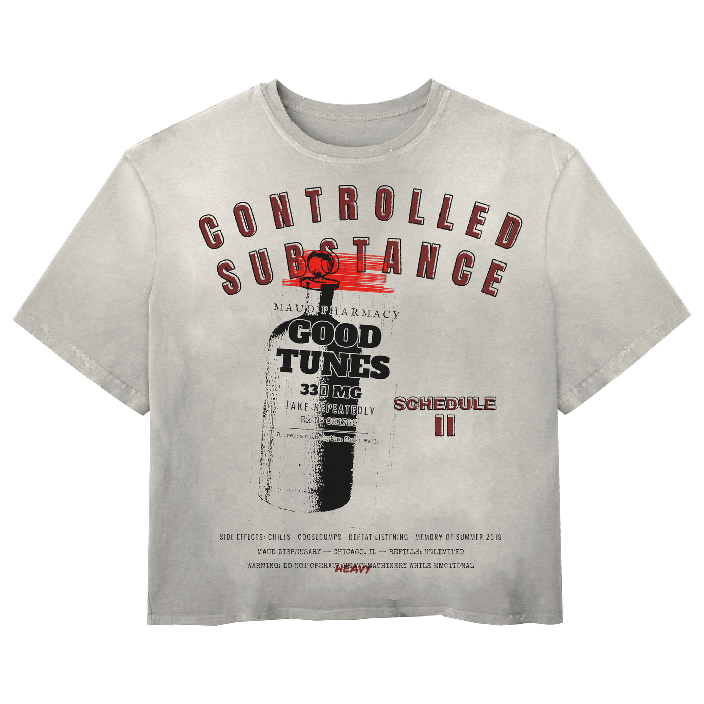 Schedule II Tee - White - Front