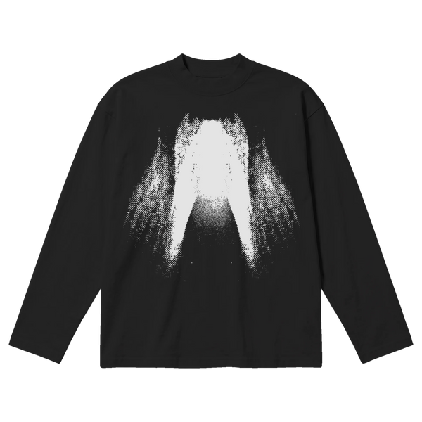 St Ghost Baggy L/S Tee - Black - Front